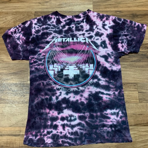 Metallic tie dye shirt Clearance